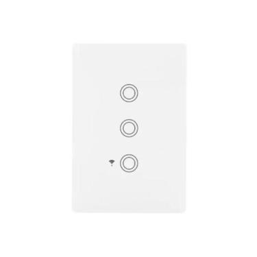 Imagem de Interruptor Inteligente Touch Branco - MarGirius 3 Teclas