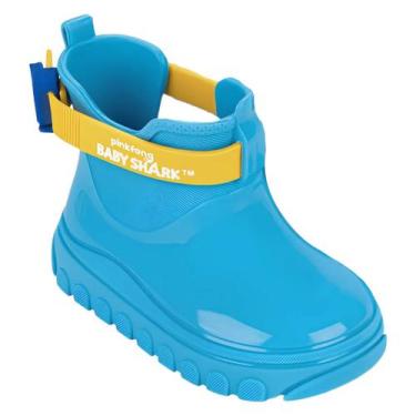 Imagem de Bota Galocha Baby Shark Rain Fun Infantil - Grendene, Azul amarelo, D8