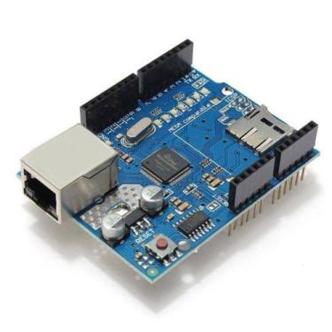 Imagem de Módulo Ethernet Shield W5100 para Arduino com Conexão SD Card - RoboBu