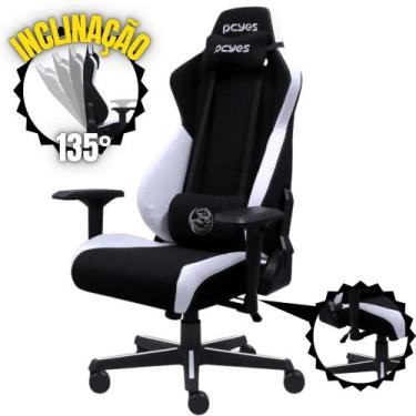 Imagem de Cadeira Gamer Escritório Rosa Mad Racer V8 Turbo Pcyes Com Inclinação 