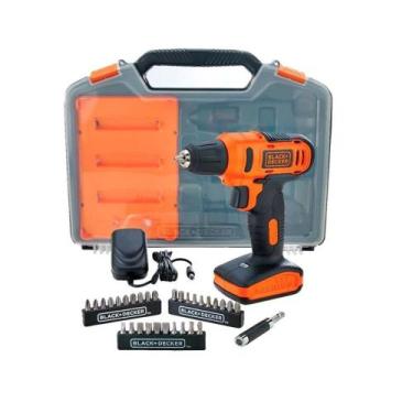 Imagem de Parafusadeira Furadeira 12V Bivolt com 31 Acessórios + Maleta - LD12SC