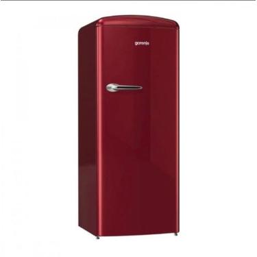 Imagem de Refrigerador Gorenje Retrô Bordeaux ORB152R 220V, Bordô, 220V