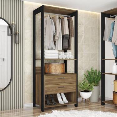 Imagem de Guarda Roupa Roupeiro Closet Organizador Aberto Sky Caemmun, Lamina Me