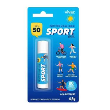 Imagem de Protetor Labial Fps 50 Sport Resistente À Água 4,5g - Vivaz