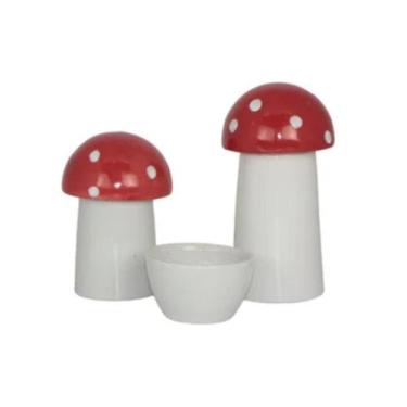 Imagem de Kit Potes de Higiene - Cogumelo Vermelho - MODALI