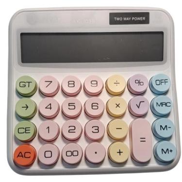 Imagem de Calculadora Eletrônica 12 Dígitos Aiker Ak-j039 De Mesa Escritório