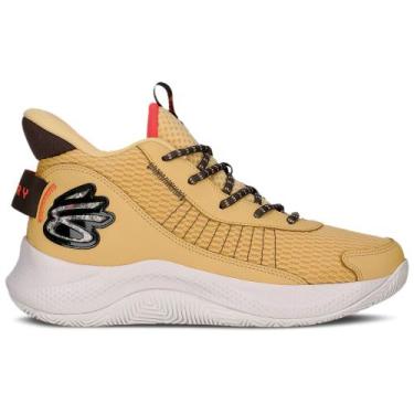 Imagem de Tênis de Basquete Masculino Under Armour Curry 3Z7, Bege, 39