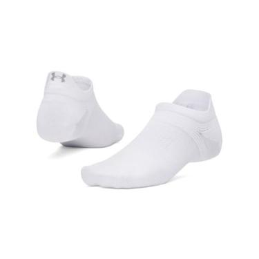 Imagem de Meia de Corrida Under Armour Velociti Lite, Branco, 36-40