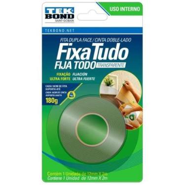 Imagem de Fita Acrílica Uso Interno Fixa Tudo 12mmx2m Blister Tekbond