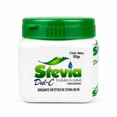 Imagem de Stévia Dul-C 50g Adoçante Dietético Em Pó Zero Calorias Sem Açúcar Não