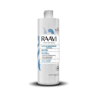 Imagem de Óleo Corporal Raavi Neutro Para Massagem 1l Profissional