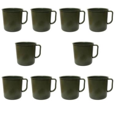 Imagem de Caneco Militar 500ML (10un) Verde Oliva
