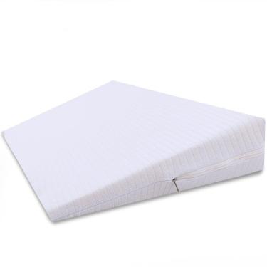 Imagem de Travesseiros Almofada Bebê AntiRefluxo Rampa para Carrinho + Capa Antialérgica 100% Algodão - bf Colchões