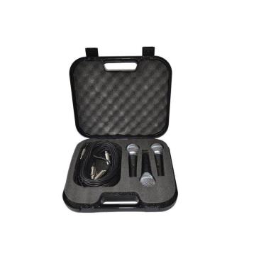 Imagem de Kit Microfone Leacs Lc 59 Com 3 Pecas