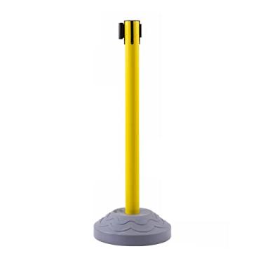 Imagem de Postes, barreira de cinto retrátil, poste de escora de controle de multidão para serviço pesado, corrimão de isolamento de pvc, cerca, guarda, cerca, enfileiramento, segurança, cinto telescópico (tam