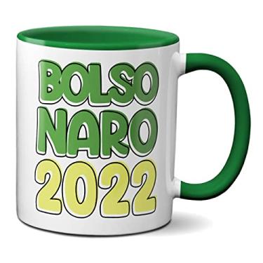 Imagem de Caneca Presente Crativo Presidente Bolsonaro 2022 (Verde)