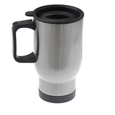 Imagem de SFS BLANK Caneca de viagem inoxidável, prata para transferência de calor de tinta de sublimação