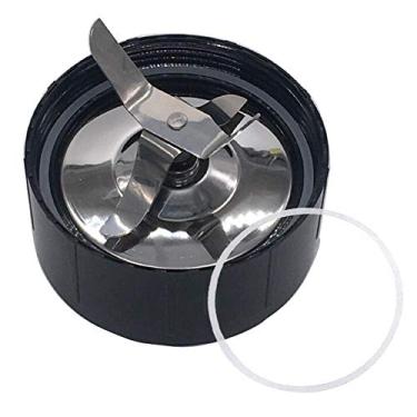 Imagem de Lâmina de triturador de gelo para barbeador de substituição com 1 junta de anel de vedação extra, compatível com misturador de suco MagicBullet Blender MB1001/MB 1001B e kit de balas de festa: PBG-1801/PBR-1801M/PB BX008-02