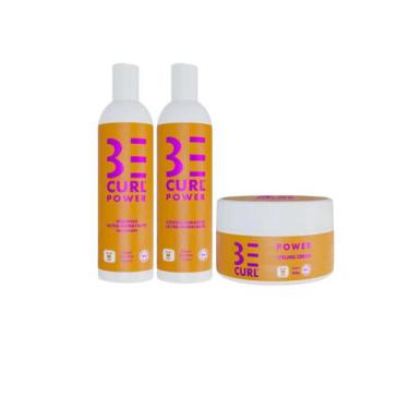 Imagem de Kit Be Curl Power Shampoo + Condicionador + Styling Cream
