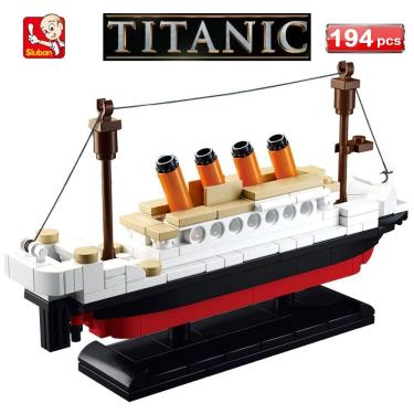 Imagem de Blocos de Montar Navio Titanic 194 Peças