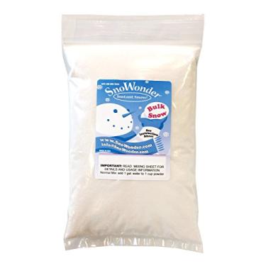 Imagem de SNOWONDER Neve artificial instantânea falsa, também ótima para fazer geleca de nuvem (91 litros)