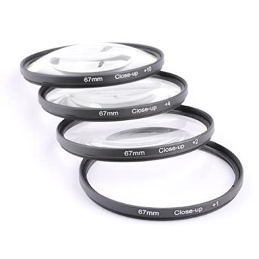 Imagem de MOOKEENONE Câmera DSLR 4 em 1 com filtro de perto, vidro óptico, alumínio, câmera digital, kit de filtro de lente macro para Nikon para Pentax para Sony