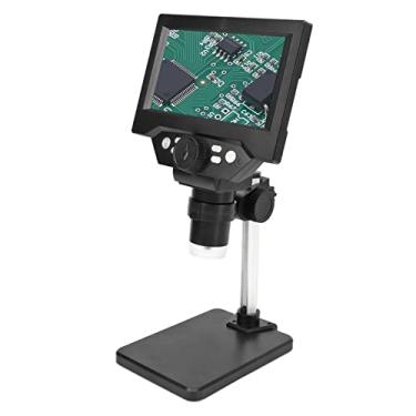 Imagem de Microscópio Digital LCD, Suporte Removível Microscópio LCD de 5,5 Polegadas 1000X para Computador para Reparo de Placa de Circuito