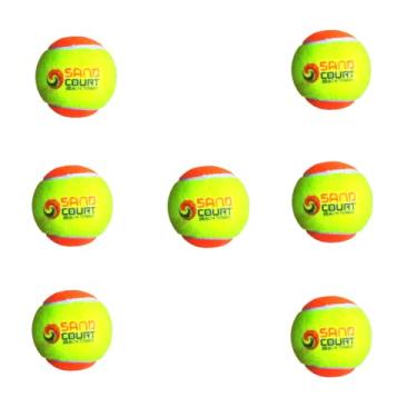 Imagem de Bola de Beach Tennis Kit Com 7 unidades - ESTÁGIO 2 SAND COURT