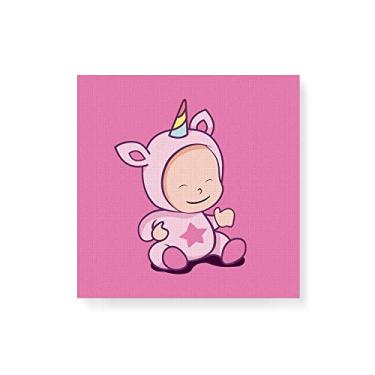 Imagem de Arte Maníacos Quadro Decorativo em Tela Canvas Babycórnio Feliz 2 - 50x50cm