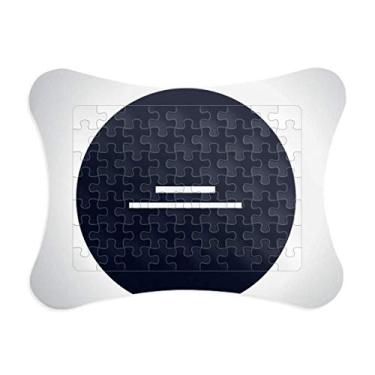 Imagem de White Music Half Rest Note Moldura preta para quebra-cabeça de papel para casa