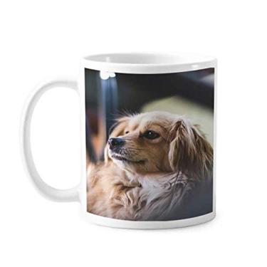 Imagem de Caneca de cerâmica de café de porcelana para cachorro pequeno animal Lonely