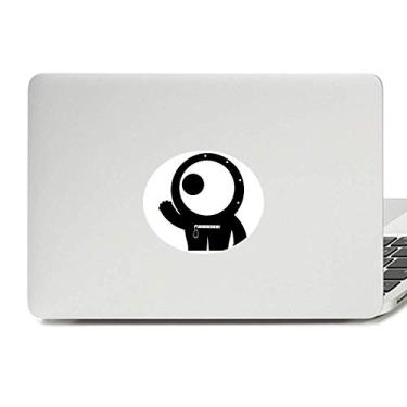 Imagem de Adesivo de vinil alienígena monstro ciclope alienígena emblema para laptop adesivo de notebook
