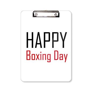 Imagem de Prancheta Celebrate Boxing Day Blessing Pasta, bloco de notas A4
