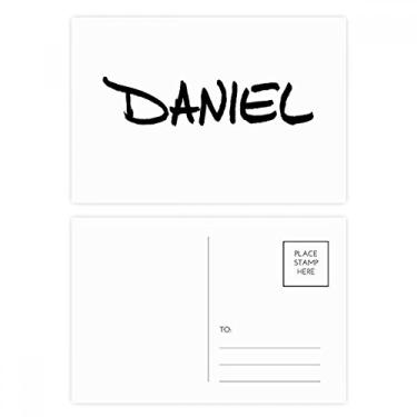 Imagem de Conjunto de cartões postais DANIEL com caligrafia especial e nome inglês