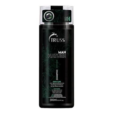 Imagem de Truss Professional Shampoo Man Nature | Cabelo, barba e pele | Prevenção de acne e foliculite | Higienização profunda 300ml