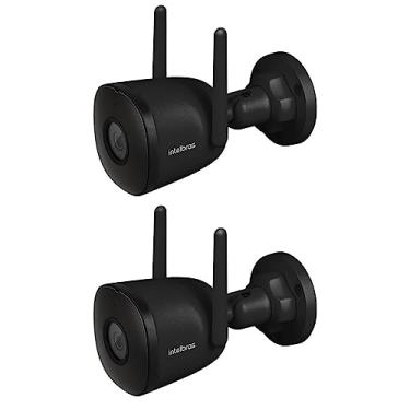 Imagem de 2 Câmeras de Segurança Intelbras IM5 SC Black Ambientes Externos Internos Wi-fi Mibo Prova d'água Proteção IP67