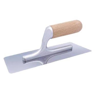 Imagem de WeiLaiKeQi Espátula de acabamento, gesso, cimento, massa, raspador, estuque, decoração de parede, cabo macio, cimento, reboco, espátula de alvenaria, Cabo de madeira de 20cm