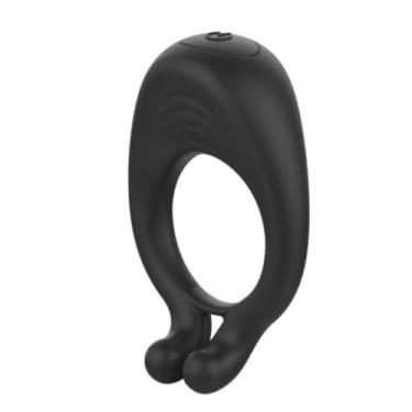 Imagem de Anel Peniano Vibratório Galo Anéis Masculino Atraso Ejaculação Estimulador do Clitóris Estimulador Ereção Brinquedos Sexuais Produtos Adultos (Preto)