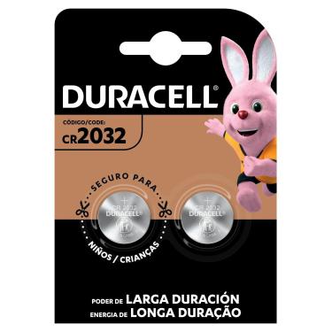 Imagem de Pilha De Lítio Duracell Tipo Moeda Bateria Cr2032 2 Unidades