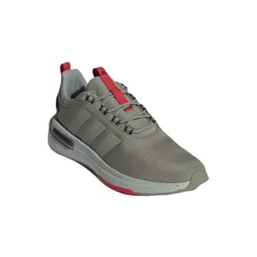 Imagem de adidas Tênis masculino Racer Tr23, Pedra prateada/pedrinha prateada/preta, 42