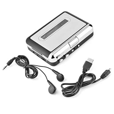 Imagem de Fita Cassete USB para PC Mp3 CD Switcher Converter Capture Music Player Com Fones de Ouvido Conversor de Cassete para Mp3 Converta Seu Vintage M