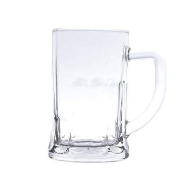 Imagem de Caneca Para Chopp E Cerveja Vidro Com Alça 565ml Lyor