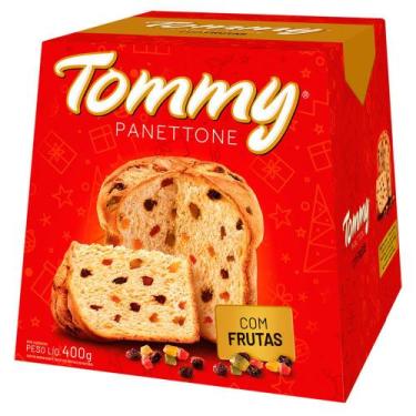 Imagem de Panettone Tommy Frutas Cristalizadas com 400g