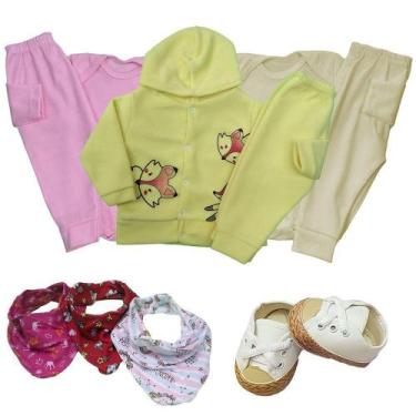 Imagem de Kit 10 Pç Conjunto Roupa De Bebê Maternidade Bandana Atacado - Koala B