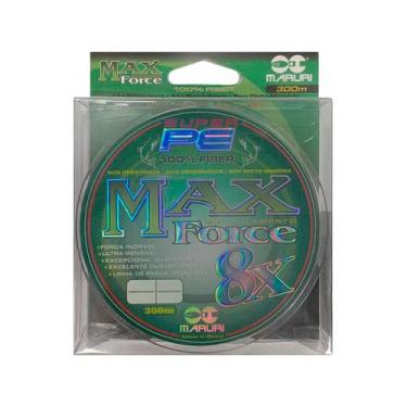 Imagem de Linha 8x 300m Verde PE Max Force - Maruri, 0.14mm