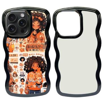 Imagem de JUSTRY 5 peças de capa de telefone em branco sublimação capa de telefone impressa em branco compatível com iPhone 14 Pro Max, 6,7 polegadas, capa protetora de borracha DIY prensa térmica + inserção