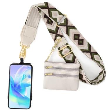 Imagem de PAXMATE Alça de telefone com bolsa com zíper - Alça de clipe e alça para celular com carteira transversal - Alça ajustável para telefone - Ideal para viagens e uso diário05