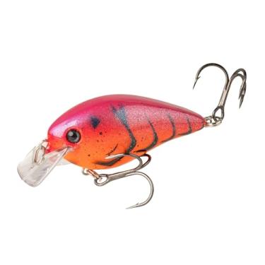 Imagem de Strike King (HCKVDS4.0-351) Isca de pesca KVD Squarebill 4.0, Magnum Shallow Running Crankbait, Silent Hunting Action, 7/226.8 g, mergulhos de 3 a 7 pés, ganchos agudos tamanho 1/0, Demon Craw