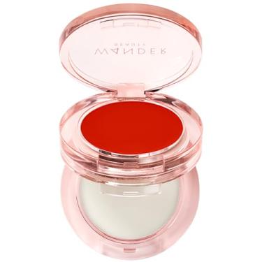 Imagem de Wander Beauty Double Date Lip and Cheek – Be Mine/Swipe – Blush 4 em 1 creme e matiz labial – Blush, hidratante labial, protetor labial e brilho para os olhos – multitarefa para maquiagem, bochechas e lábios com chá verde