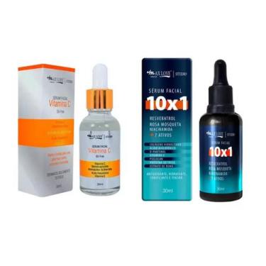 Imagem de Kit Serum Vitamina C e Serum Revesratrol+rosa mosqueta - max love